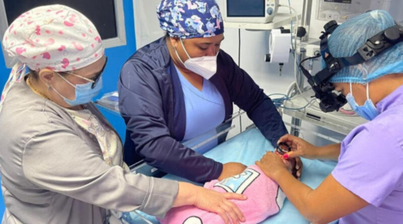 Realizada jornada de despistaje de Retinopatía al Prematuro en la UCI Neonatal de Puerto Cabello