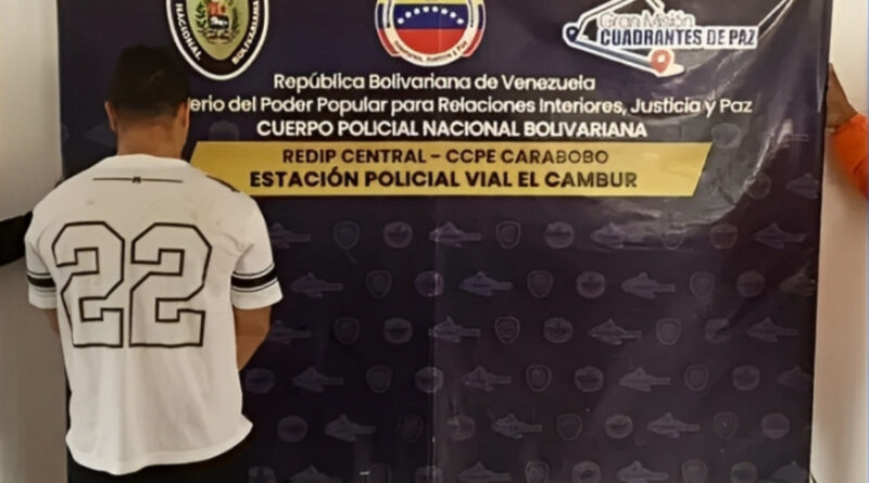 Detenido para ser imputado sujeto que atropelló a inspector de la PNB en Autopista Valencia- Puerto Cabello