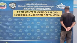 Policía Nacional Bolivariana capturó a un hombre solicitado en Puerto Cabello