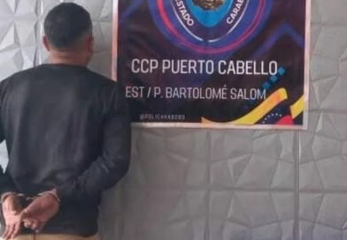 Capturado integrante de la banda «La Marimacha» con municiones de alto calibre en Puerto Cabello